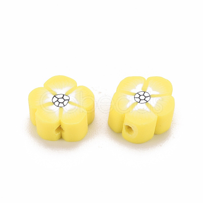 Handmade Polymer Clay Beads X-CLAY-N011-007B-1