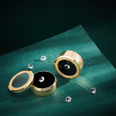 Alloy Loose Diamond Boxes CON-WH0104-11B-G-1