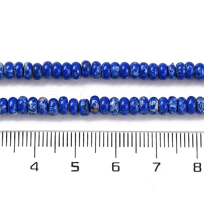 Synthetic Imperial Jasper Dyed Beads Strands G-K343-C39-06-1