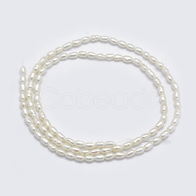 Natural Cultured Freshwater Pearl Beads Strands X1-PEAR-F007-83-1