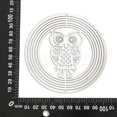 201 Stainless Steel Laser Cut Connector Charms STAS-Z116-01P-04-1