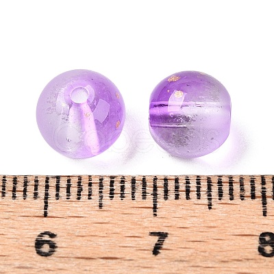 Frosted Baking Paint Glass Beads X1-DGLA-N005-8mm-06-1