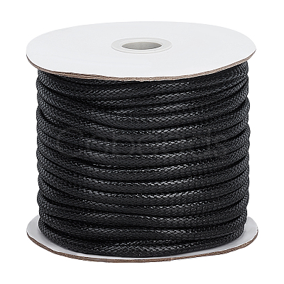 30M Braided Waxed Polyester Cords YC-WH0011-03A-1