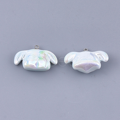 Handmade Porcelain Puppy Pendants X-PORC-T002-115A-1