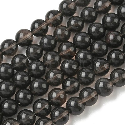 Natural Ice Obsidian Beads Strands G-P590-A03-8mm-02-1