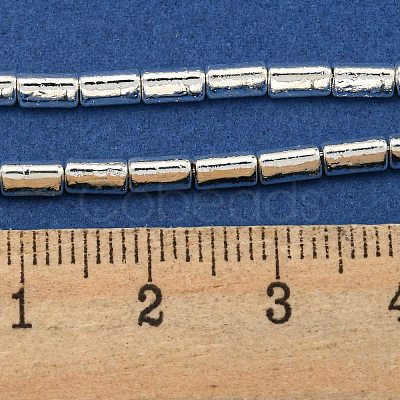 Electroplated Synthetic Non-Magnetic Hematite Beads Strands G-I360-L01-03-1
