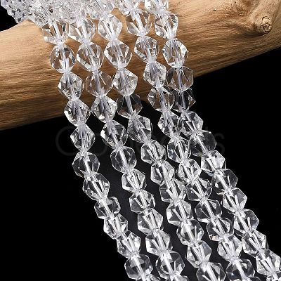 Synthetic Quartz Crystal Beads Strands G-Z119-A42-01-1