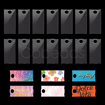 2Bag 2 Styles Acrylic Blank Label Big Pendants FIND-TA0004-77A-1