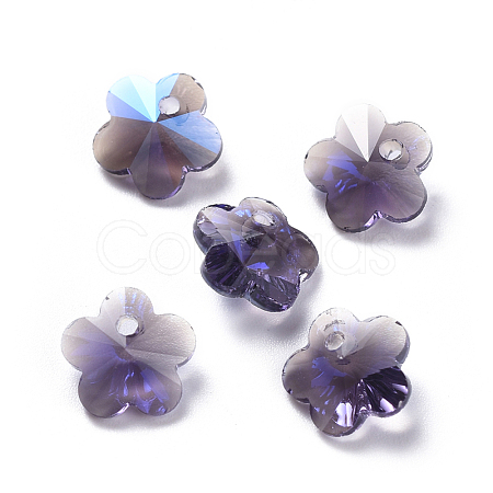 Glass Rhinestone Charms RGLA-L020-A-204MO-1