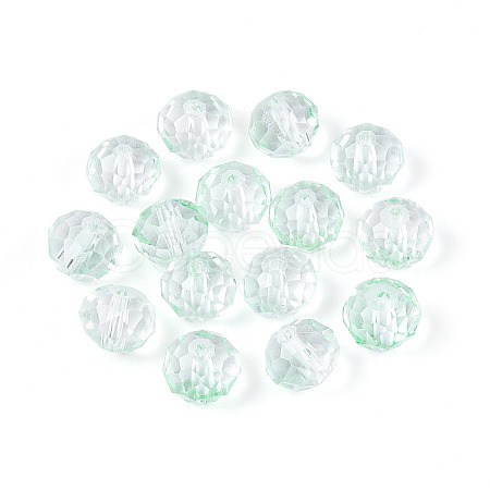 Baking Paint Transparent Glass Beads X1-GLAA-N011-10mm-07-1