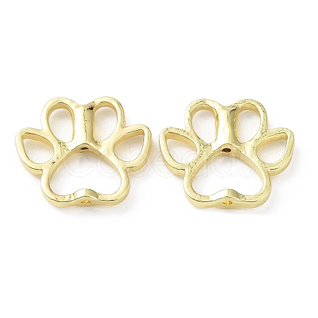 Rack Plating Brass Beads KK-C029-14G-1