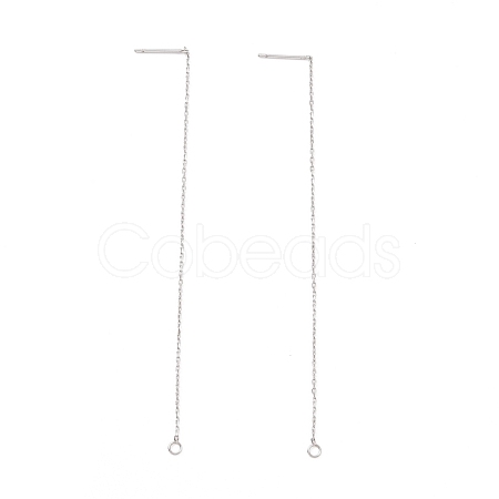 Non-Tarnish 304 Stainless Steel Stud Earring Finding STAS-E161-06P-1