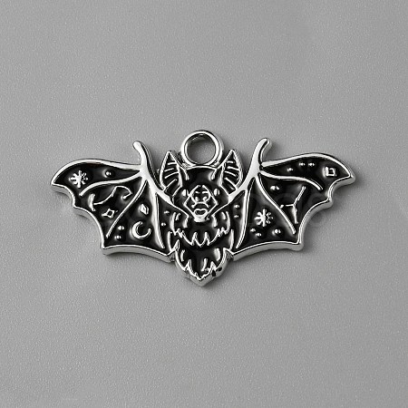 Halloween Alloy Enamel Pendants ENAM-CJC0002-34P-02-1