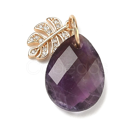 Natural Amethyst Pendants LS-G-K422-02KCG-03-1