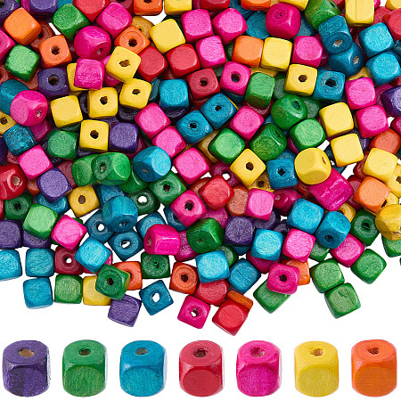 300Pcs Natural Wood Beads WOOD-SP0001-91-1