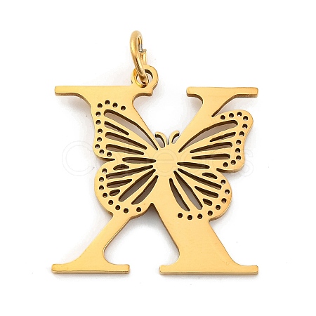 Ion Plating(IP) 201 Stainless Steel Pendants STAS-N103-184G-X-1