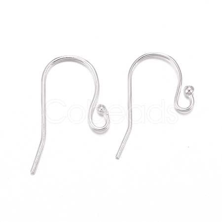 925 Sterling Silver Earring Hooks STER-K167-051B-S-1