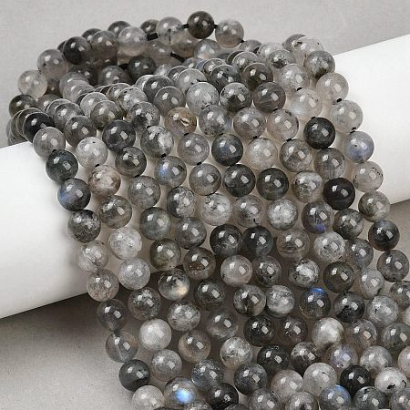 Natural Labradorite Beads Strands G-Z133-A01-7mm-01-1