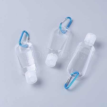 50ml PETG Plastic Keychain Bottles MRMJ-WH0059-38-1