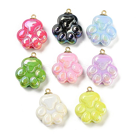 Opaque Acrylic Pendants MACR-D023-02-1