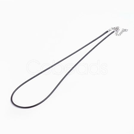 Korean Waxed Polyester Cord Necklace Making NJEW-G284-02P-1