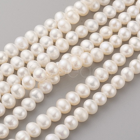 Natural Cultured Freshwater Pearl Beads Strands PEAR-G007-32-1