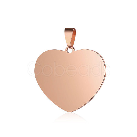 201 Stainless Steel Stamping Blank Tag Pendants STAS-S105-T590-25-3-1