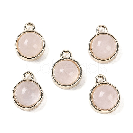 Natural Rose Quartz Pendants G-K372-03G-12-1
