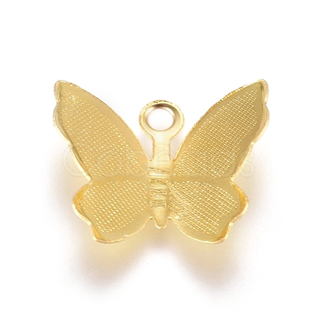 Brass Filigree Pendants KK-G368-07G-1