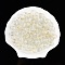 Frosted Baking Painted Glass Beads, with Golden Glitter Powder, Round, Beige, 8~8.5mm, Hole: 1.4~1.6mm, about 1500pcs/1000g