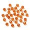 Imitation Austrian Crystal Beads, Grade AAA, K9 Glass, Faceted(32 Facets), Round, Orange Red, 6mm, Hole: 0.7~0.9mm