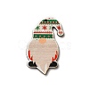 Christmas Single Face Printed Wood Big Pendants WOOD-H102-01B-2