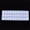 Transparent Glass Cabochons GGLA-R022-30x40-B-3