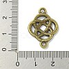 Tibetan Style Alloy Connector Charms TIBE-I026-6023AB-3