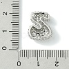 Rack Plating Brass Clear Cubic Zirconia Pendants KK-S378-01P-Z-3