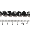 Natural Snowflake Obsidian Beads Strands G-R190-10mm-51-5