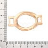 Alloy Crystal Rhinestone Teardrop Connector Links Charms FIND-M042-01G-NR-3