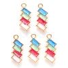 Alloy Enamel Pendants X-ENAM-S121-067-2