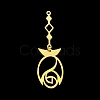 201 Stainless Steel Big Pendants STAS-S105-LA363-2-1