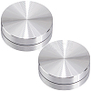 2Pcs Aluminum Turntable Base Table Tray FIND-SP0004-05-1
