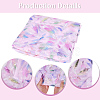 Feather Pattern Nylon Fabric DIY-WH20066-004C-6