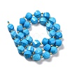 Dyed Natural Howlite Beads Strands G-G023-B01-01A-3