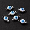 Brass Enamel Connector Charms KK-K263-03-2