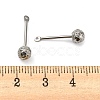 Tarnish Resistant 304 Stainless Steel Threaded Ball Eyepin STAS-M330-01B-P-4