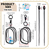 Rectangle Transparent PVC Plastic Storage Zipper Bags ABAG-WH0032-114B-2