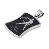 304 Stainless Steel Pendants STAS-O008-01I-2