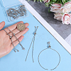 32Pcs Rack Plating Adjustable Brass Slider Bracelet Making KK-SP0001-78P-3