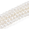 Baking Paint Transparent Glass Beads Strands DGLA-N011-4mm-01-1