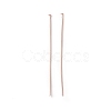 Brass Flat Head Pins KK-WH0058-03D-RG-1