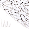 3 Styles Teardrop Shape Porcelain Mosaic Tiles PW-WGBCD43-01-1